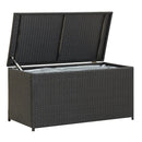 Garden Storage Box Poly Rattan 100X50X50 Cm