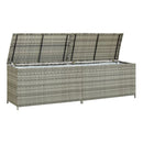 Garden Storage Box Poly Rattan 200X50X60 Cm