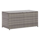 Garden Storage Box Poly Rattan 100X50X50 Cm