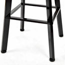 2X Industrial Bar Stools Kitchen Stool Wooden Barstools Swivel Chairs
