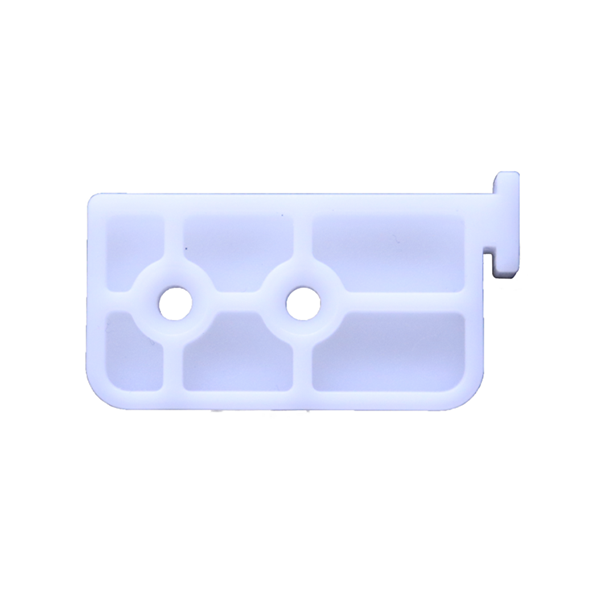 Set Of 2 Nylon Sliding Bracket For Screens White
