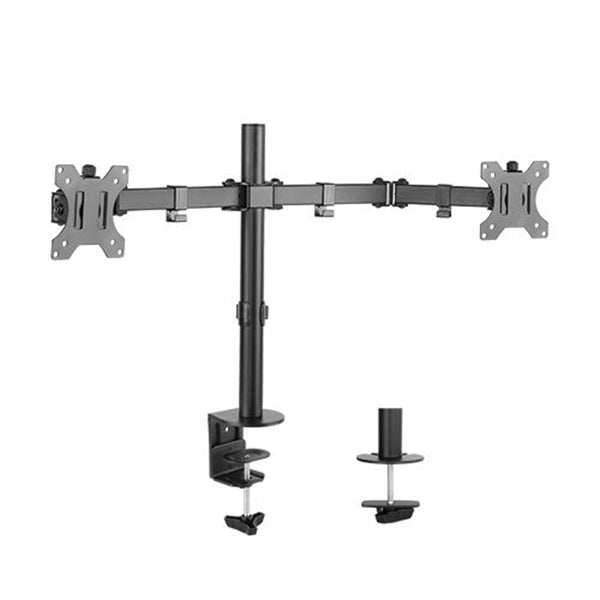 Brateck Dual Monitor Economy Steel Monitor Arm 13 To 32 Inches