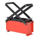 Paper Log Briquette Maker Steel 34X14X14 Cm Black And Red