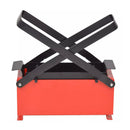 Paper Log Briquette Maker Steel 34X14X14 Cm Black And Red