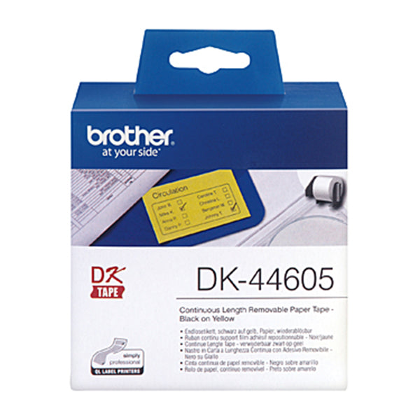 Brother Dk44605 Yellow Roll