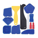 12 Piece Plastic Sealant Scraper Tools Finishing Grout Silicone