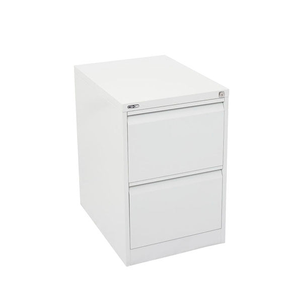 Move Heavy Duty Drawer Filing Cabinet Assembled White Satin