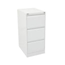 Move Heavy Duty Drawer Filing Cabinet Assembled White Satin
