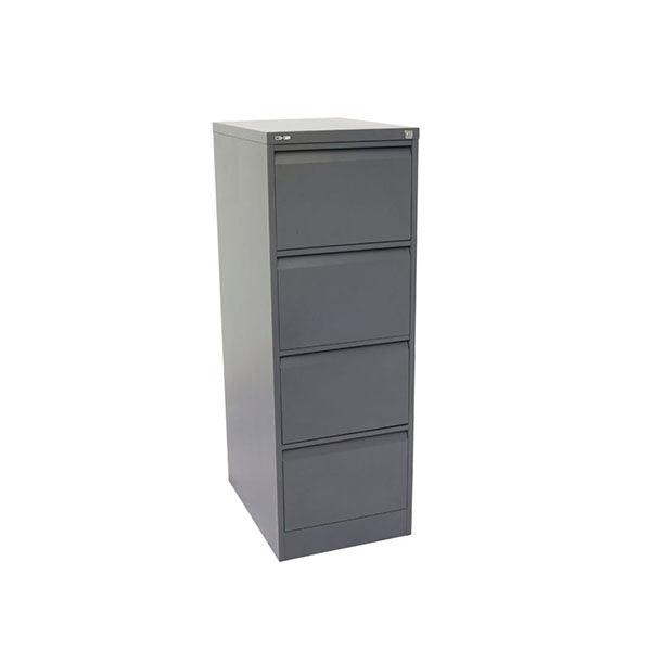 Move Heavy Duty Drawer Filing Cabinet Assembled Graphite Ripple