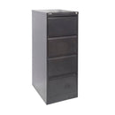 Move Vertical Filing Cabinet Assembled Black Ripple