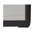 Garden Storage Cabinet With 3 Shelves Black And Grey