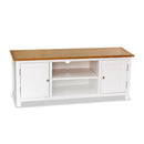 Tv Cabinet 120X35X48 Cm Solid Oak Wood
