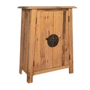 Bathroom Side Cabinet Solid Recycled Pinewood 59X32X80 Cm