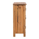 Bathroom Side Cabinet Solid Recycled Pinewood 59X32X80 Cm
