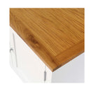 Tv Cabinet 120X35X48 Cm Solid Oak Wood