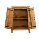 Bathroom Side Cabinet Solid Recycled Pinewood 59X32X80 Cm