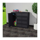 Garden Storage Cabinet With 2 Shelves