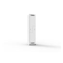 Space Step Door Melamine Locker 1850Mm H X 380Mm W X 455Mm D White