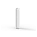 Space 1 Door Melamine Locker 1850Mm H X 305Mm W X 455Mm D White