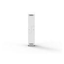 Space Step Door Melamine Locker 1850Mm H X 380Mm W X 455Mm D White