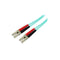 Startech 10Gb Aqua Fiber Patch Cable Lc Multi Mode Lc Multi Mode 5 M