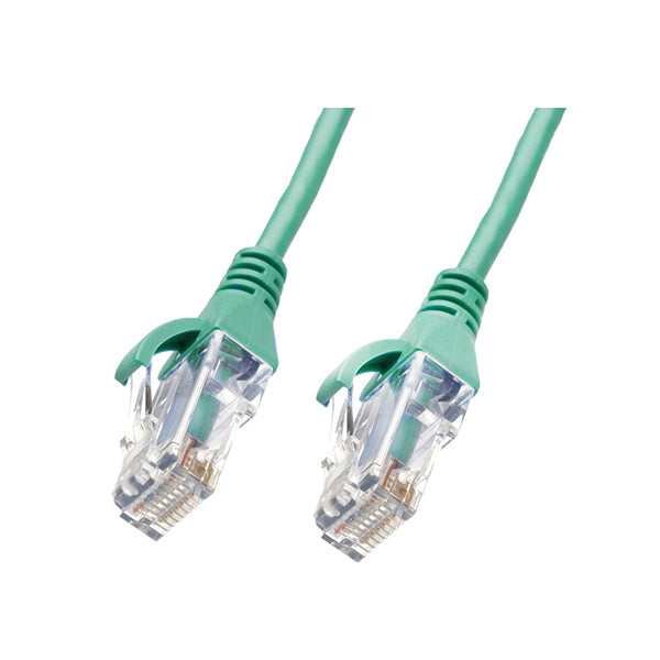 Cat 6 Rj45 Rj45 Ultra Thin Lszh Network Cable Green