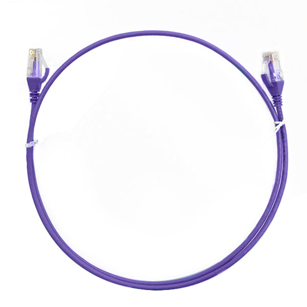 Cat 6 Rj45 Rj45 Ultra Thin Lszh Network Cables Purple