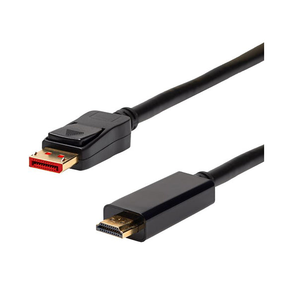 Displayport Male To Hdmi 2 Male Cable 4K2K At 60Hz Black