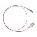 Lc Sc Om1 Multimode Fibre Optic Cable Salmon Pink