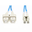 Lc Sc Om4 Multimode Fiber Optic Cable Blue