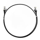 Cat 6 Rj45 Rj45 Ultra Thin Lszh Network Cables Black