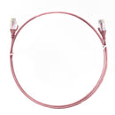 1m Cat 6 Ultra Thin LSZH Ethernet Cables Network Pink