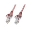 Cat 6 Rj45 Rj45 Ultra Thin Lszh Network Cables Pink