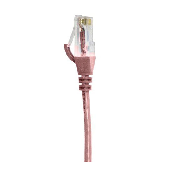 1m Cat 6 Ultra Thin LSZH Ethernet Cables Network Pink