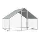 Outdoor Chicken Cage Galvanised Steel 2X2M
