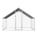 Outdoor Chicken Cage Galvanised Steel 2X2M