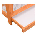 Bird Cage Solid Pine And Fir Wood 120X60X168 Cm