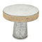 Cake Stand Silver With Jute Border 355X200Mm