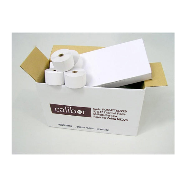 Calibor Thermal Paper 50X47 50 Rolls Per Box