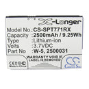Cameron Sino Spt771Rx 2500Mah Battery For At T Netgear Sprint Hotspot