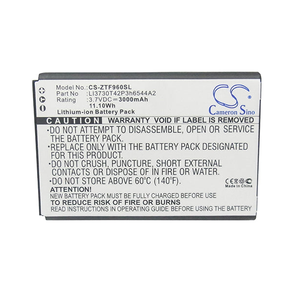 Cameron Sino Ztf960Sl 3000Mah Battery For Net10 Tmobile Zte Hotspot