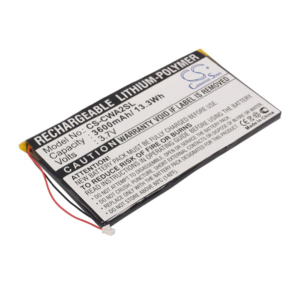 Cameron Sino Cwa2Sl 3600Mah Battery For Cowon Media Player