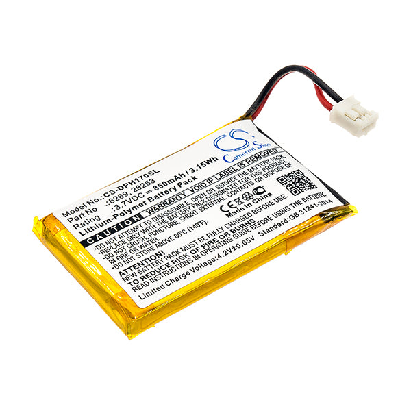 Cameron Sino Dph170Sl 850Mah Battery For Marmitek Home Security Camera