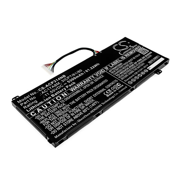 Cameron Sino Acp314Nb 5300Mah Battery For Acer Notebook Laptop