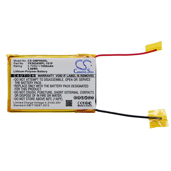 Cameron Sino Gmp800Sl 1050Mah Battery For Grundig Media Player