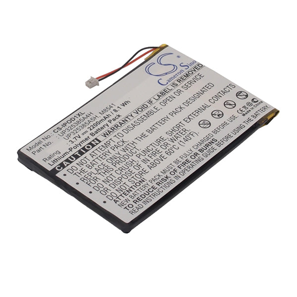 Cameron Sino Ipod1Xl 2200Mah Battery For Apple Media Player