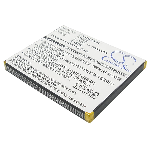 Cameron Sino Gm220Sl 1400Mah Battery For Archos Media Player