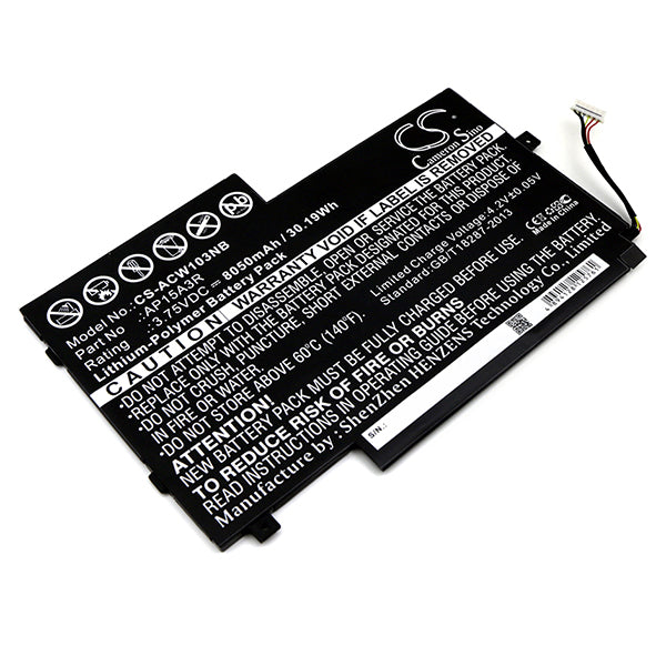 Cameron Sino Acw103Nb 8050Mah Battery For Acer Notebook Laptop