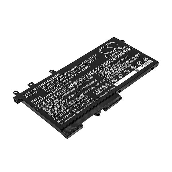 Cameron Sino Del528Nb 4200Mah Battery For Dell Notebook Laptop