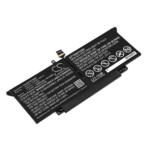 Cameron Sino Det810Nb 6400Mah Battery For Dell Notebook Laptop